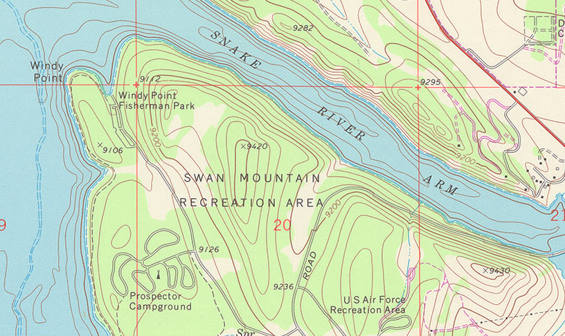 USGS topo map