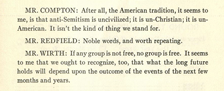 Text of anti-antisemitism a threat to american democracy, in Rabble-Rouser pamphlet