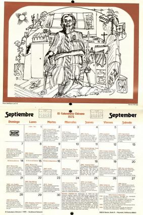 El Calendario Chicano, September 1975