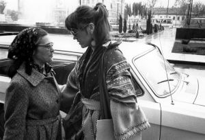Ida Nudel with Jane Fonda, April 1984