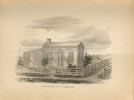 Illustration, The House at Hydesville, in the Carrier Dove