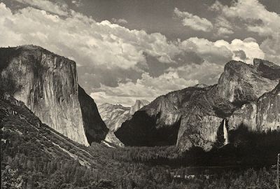 Photo of Half Dome by Ansel Adams