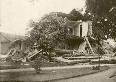 A residence following the 1906 earthquake
