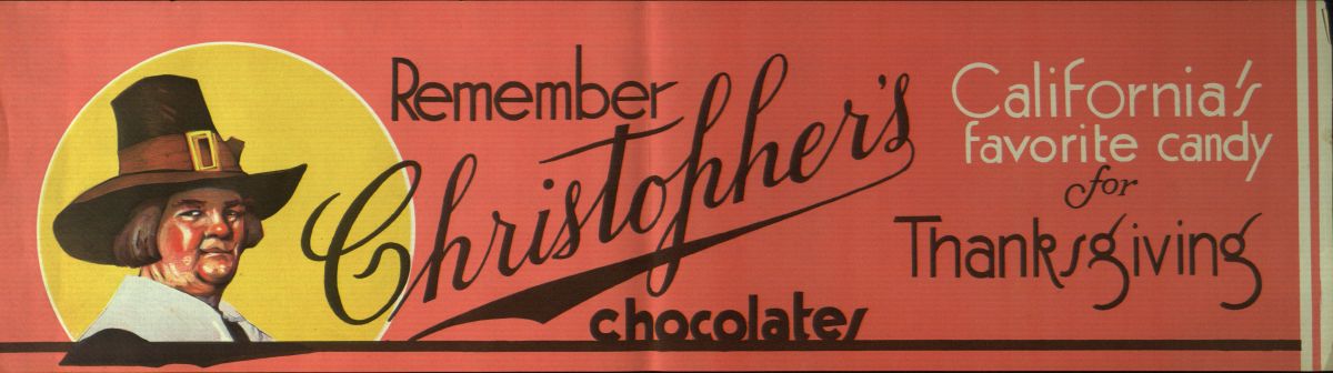 Advertisement for Christopher's Chocolates