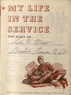 Title page, "My Life in the Service"