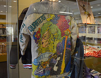 Jacket with Jazz Musician and Dancer that says French Quarters