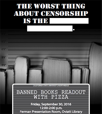 Thumbnail of Event Poster - Banned Books Readout 2016
