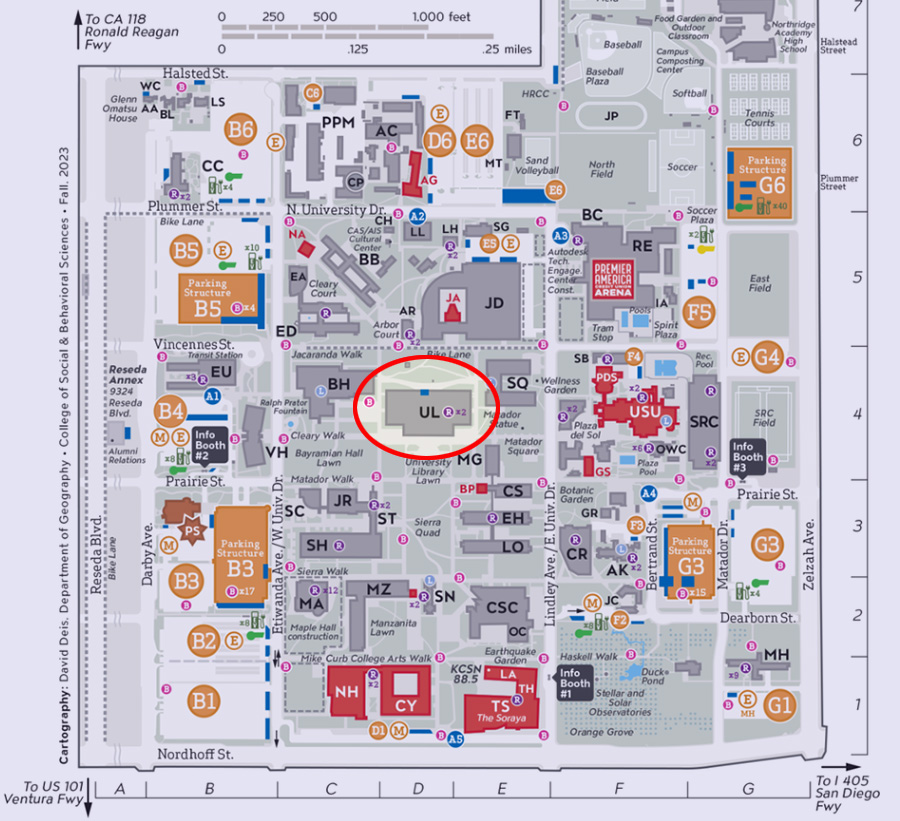 Map of CSUN campus