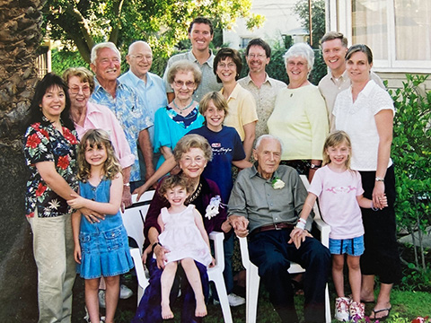 Eugene and Maybelle Bishop's 60th Anniversary Family Portrait