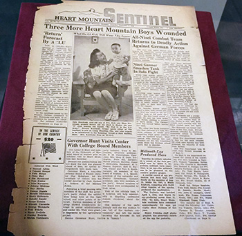 Copy of the Heart Mountain Sentinel