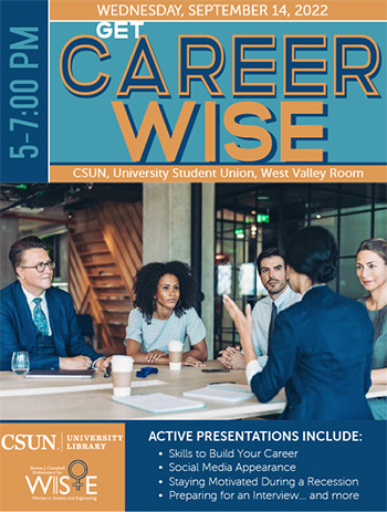 WISE Event Get Career Wise Flier
