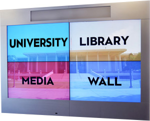 University Library Media Wall