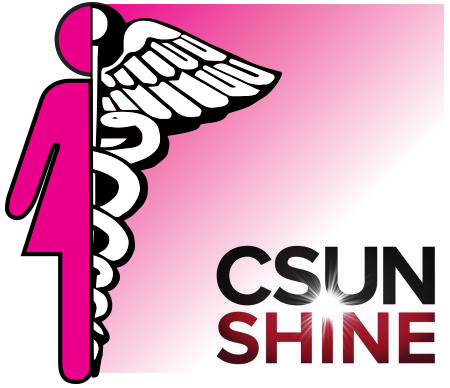 Women's Health Logo and CSUN Shine Logo
