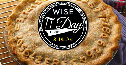 WISE PI Day 3.14.24 postcard