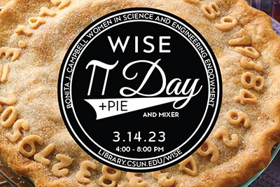 WISE PI Day 3.14.23 postcard