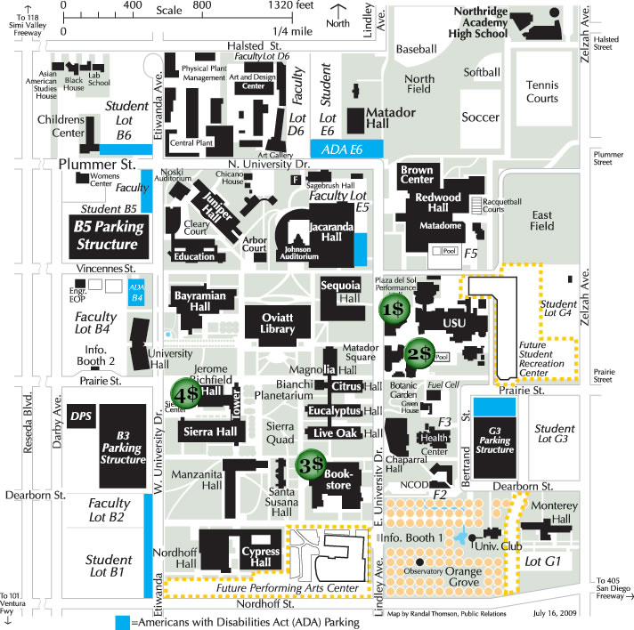 Map of ATM Locations on Campus