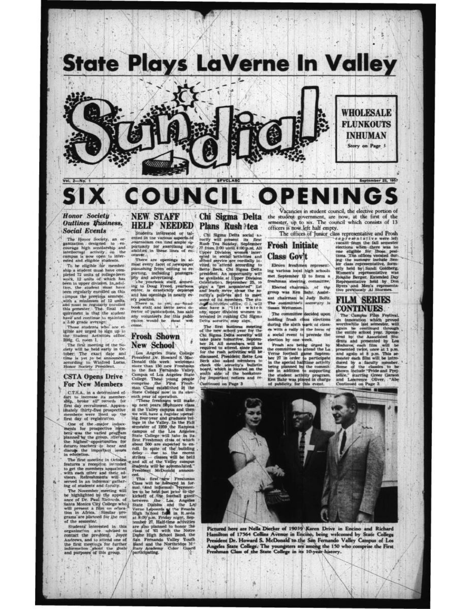 Sundial, September 23, 1957